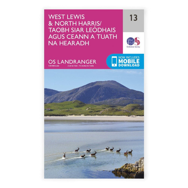 OS Landranger / West Lewis & North Harris