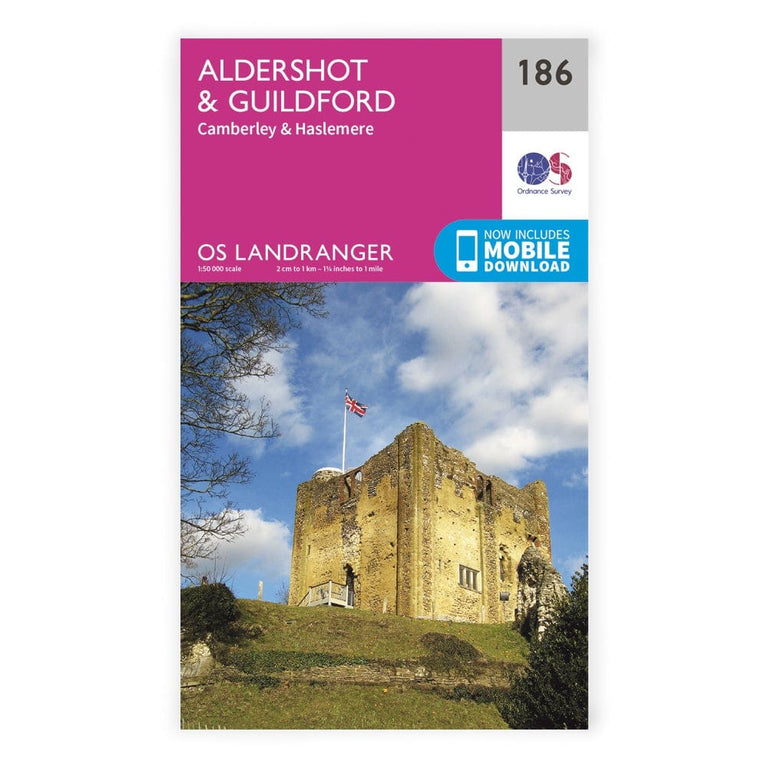 OS Landranger / Aldershot & Guildford