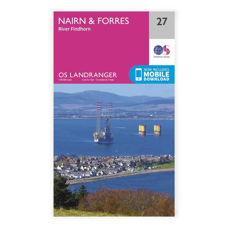 OS Landranger / Nairn & Forres, River Findhorn