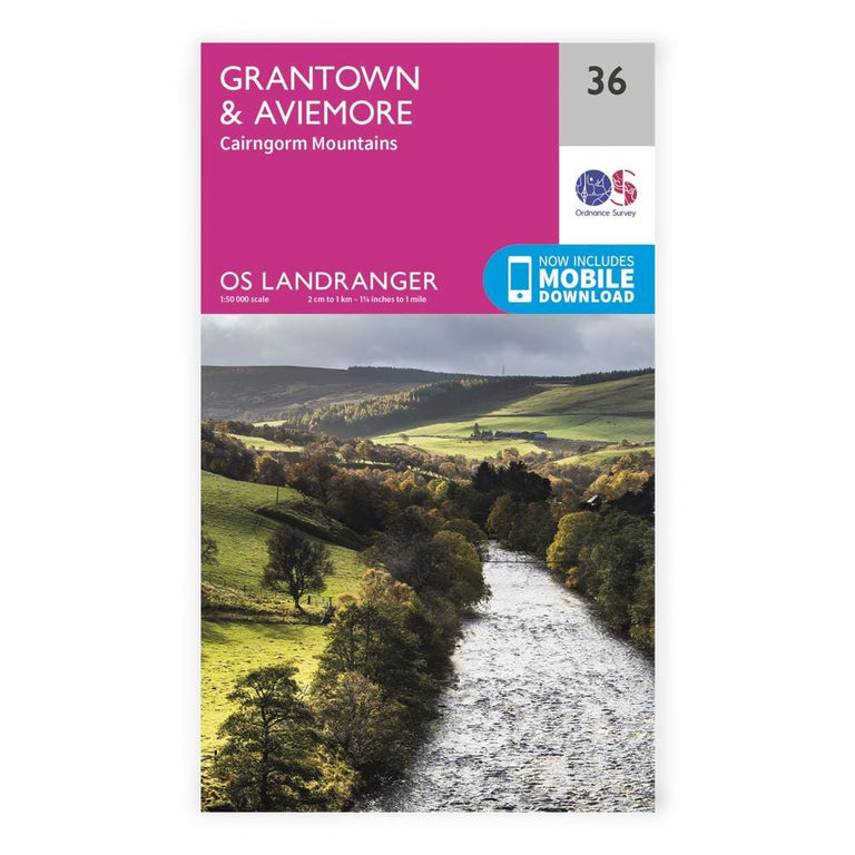 OS Landranger / Grantown ,Aviemore & Cairngorm