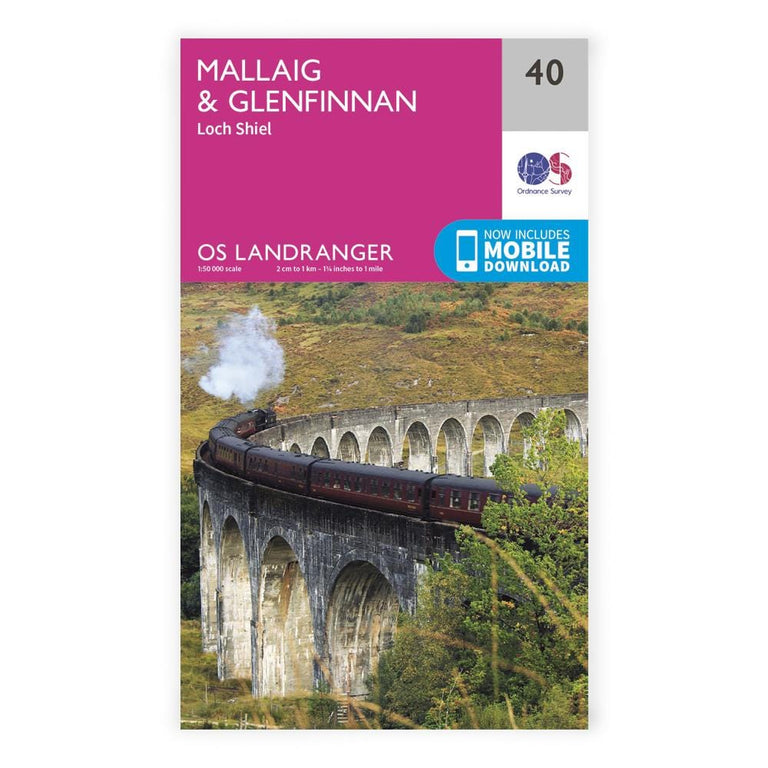 OS Landranger / Mallaig,Glenfinnan,Loch Shiel