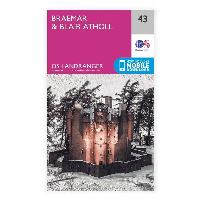 OS Landranger / Braemar & Blair Atholl