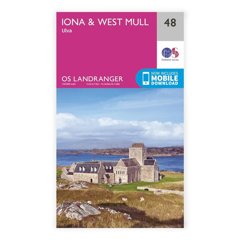 OS Landranger / Iona & West Mull, Ulva