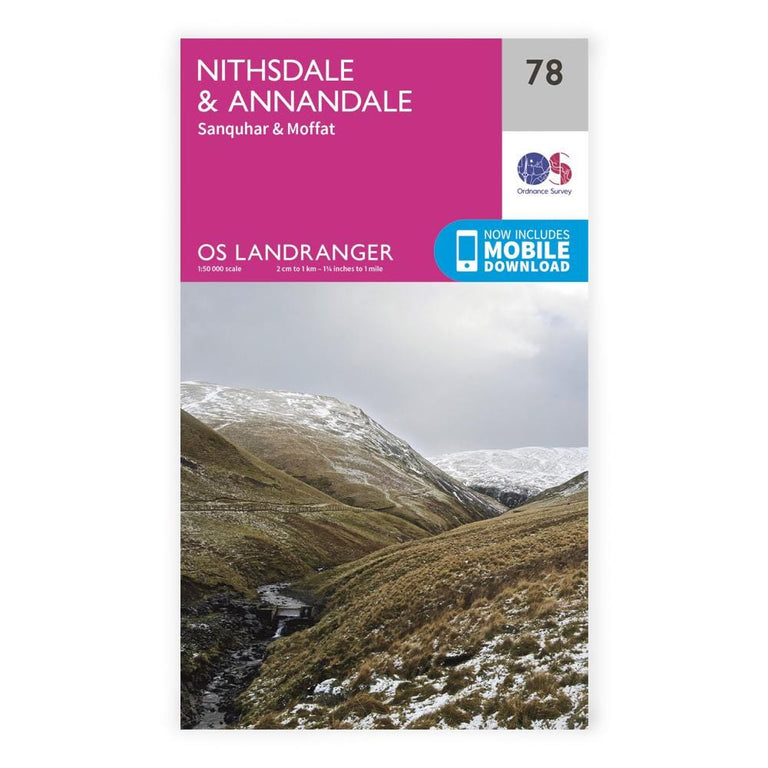 OS Landranger / Nithsdale & LowtherHills