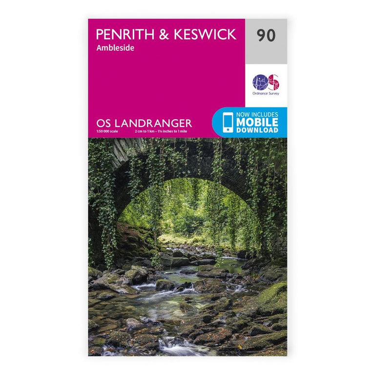 OS Landranger / Penrith & Keswick Ambleside