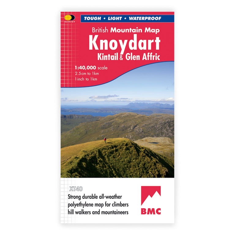  Harvey Mountain Map: Knoydart, Kintail & Glen Affric
