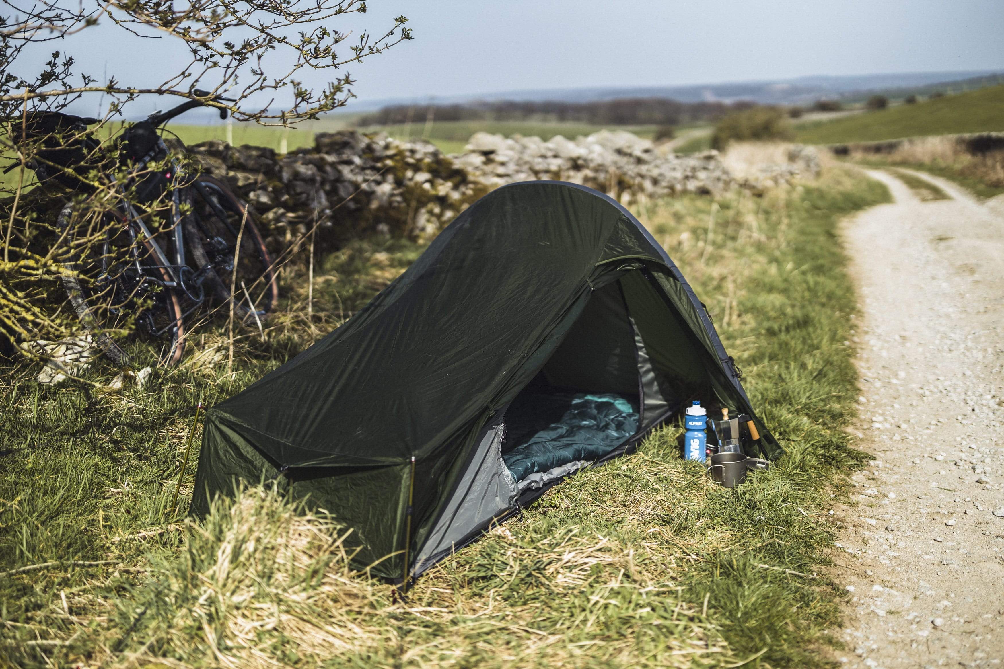 Aeronaut 1 Inflatable Air Pole 1 Person Bikepacking Tent