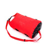 airlok xtra 13l waterproof dry bag in chilli red - closed