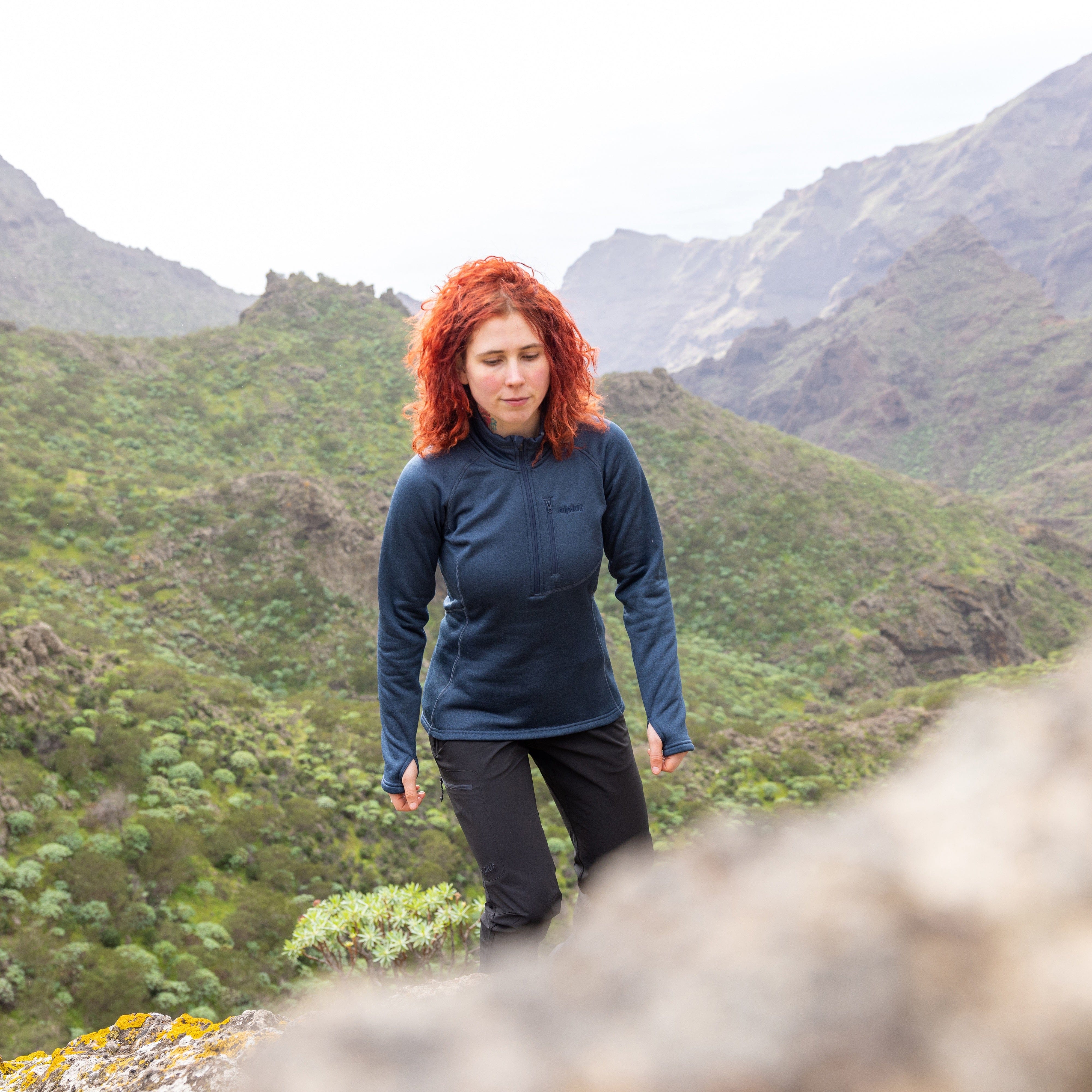 Women's Yakutian Wind Resistant Half-Zip Fleece