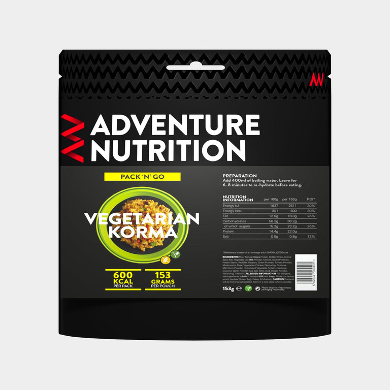 Adventure Nutrition - Pack N Go - Veggie Mains