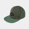 alpkit snapback cap in kelp green