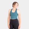 Alpkit arco vest crop top in spruce green