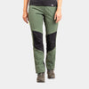 alpkit womens ardent softshell pants in alder green|hm