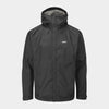 Alpkit men's Argonaut waterproof jacket in Black - closed