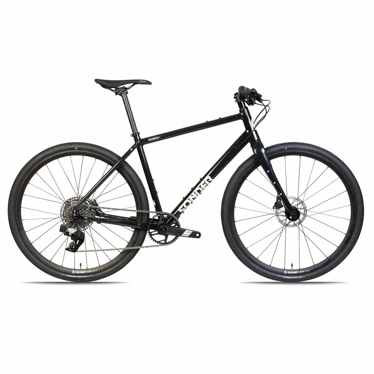 flat bar gravel bike with suspension Camino Al Apex1 Flat Bar Award-winning gravel bikeDefault Title