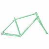 sonder camino al aluminium gravel bike frame and fork in sage green - closed