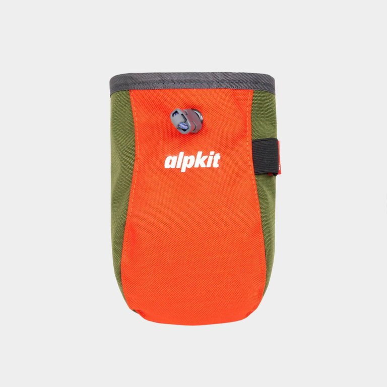 alpkit climbing chalk bag in martini