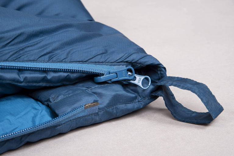 Alpkit cloud nine sleeping bag in nemo double zip loop