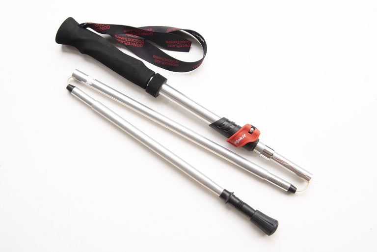 Alpkit compact hiker folding trekking pole twin - closed