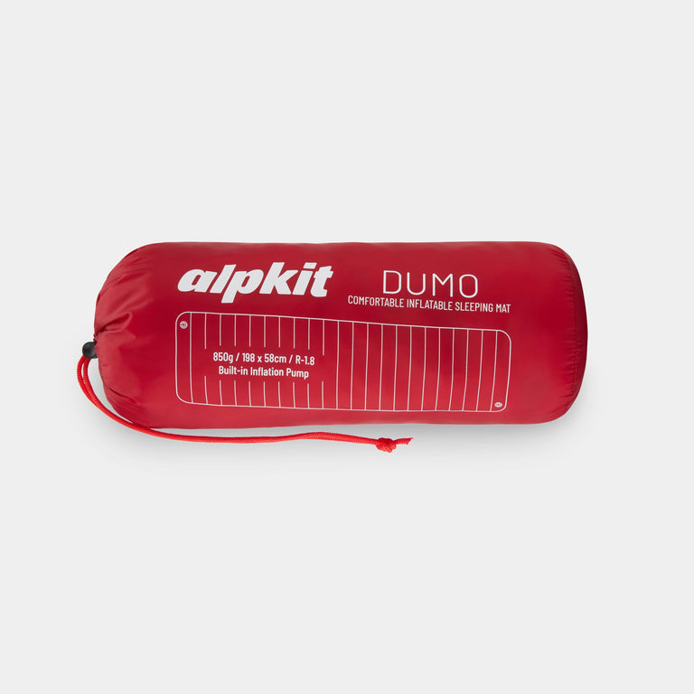 alpkit dumo sleeping mat in chipotle packed