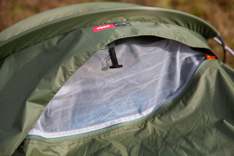 Alpkit elan hooped bivy front mesh bug net