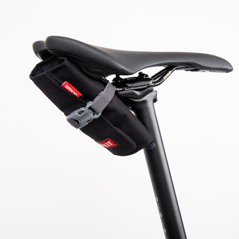 alpkit enchilada tool roll for cycling in black detail