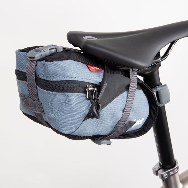 enduro seatpack large bikepacking bag in storm zip