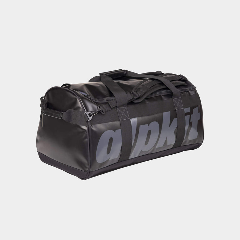 alpkit explorer 50 litre duffle bag in black