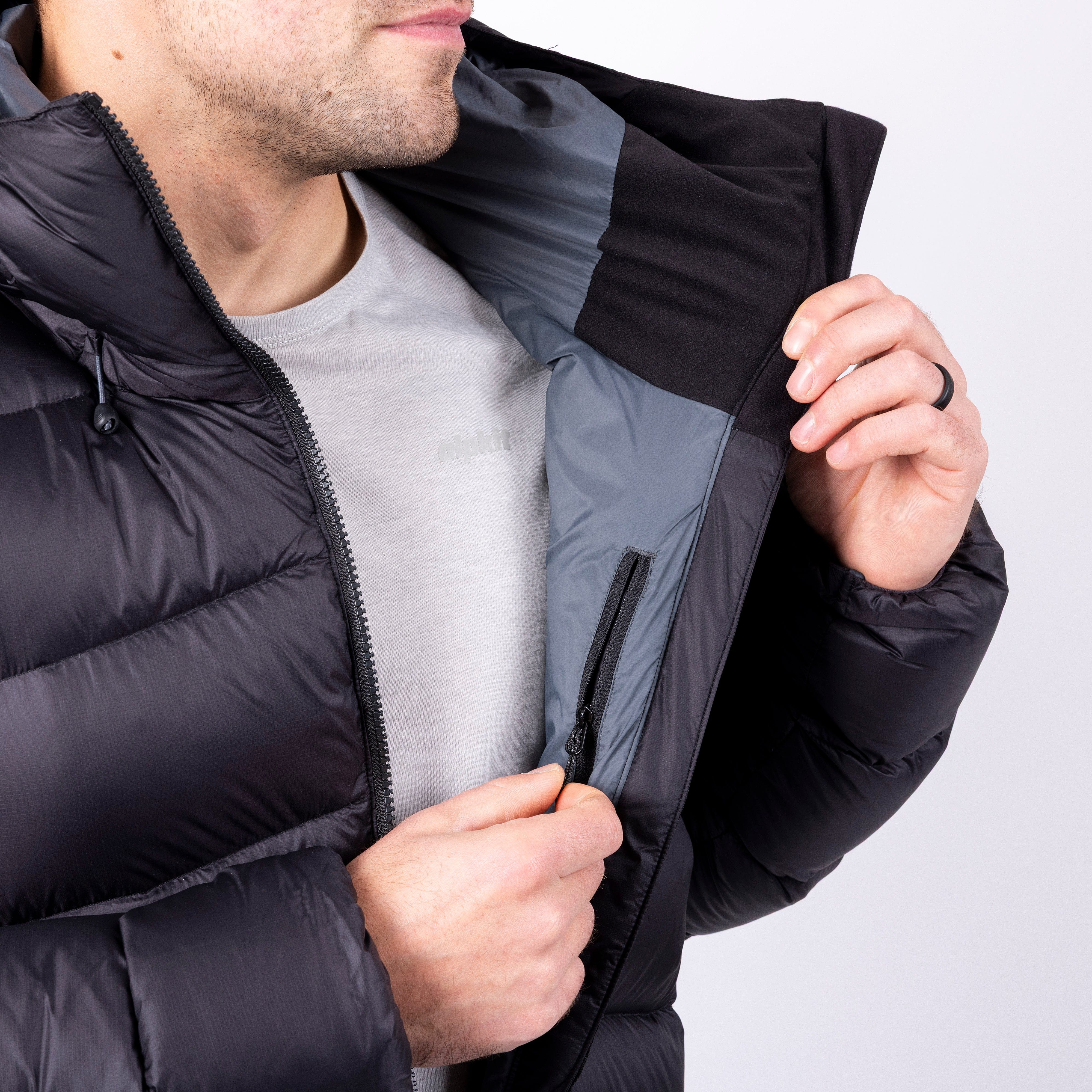 Fantom Men's Lightweight Packable Down Jacket for Cold Weather