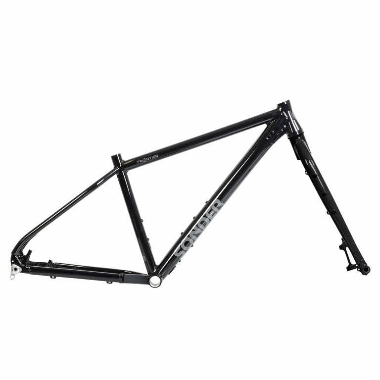 Frontier frame and fork in Jet Black