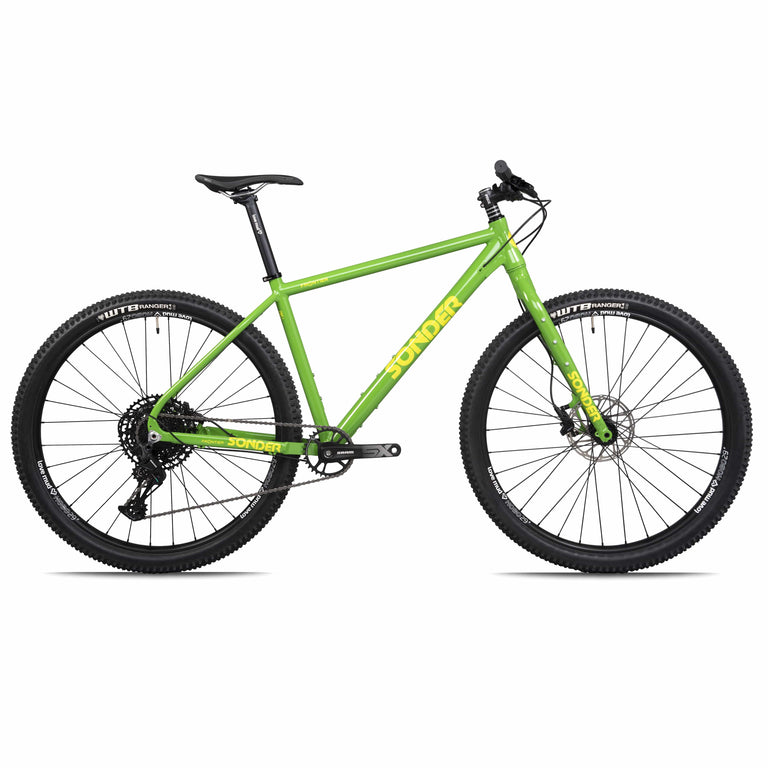 Sonder Frontier SX Eagle Rigid Hobo 29er mountain bike in green forest