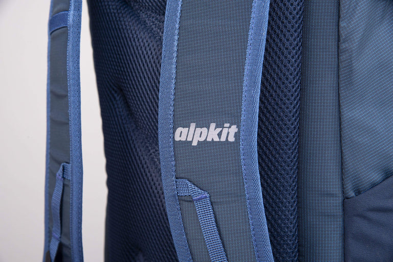 alpkit Gnarl 15L pack in nemo straps - closed