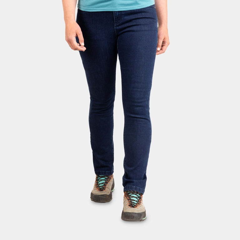 alpkit womens jeanie jeans in dark wash 