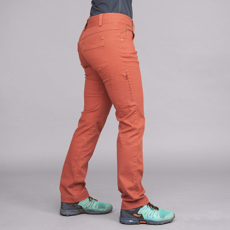 womens kraft pant trouser in brick side