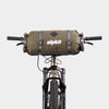 alpkit kuoka handlebar bag for bike packing in olive green