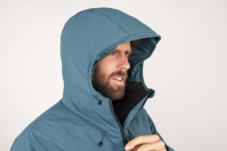 alpkit 0hiro mens insulation jacket in spruce zip