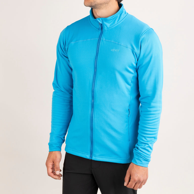 Alpkit Akita men's jacket in Reef blue front