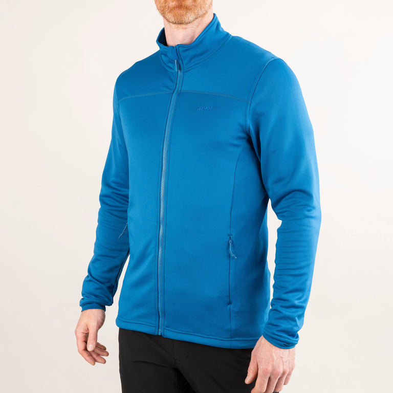 Alpkit Akita men's jacket in Reef blue front - closed