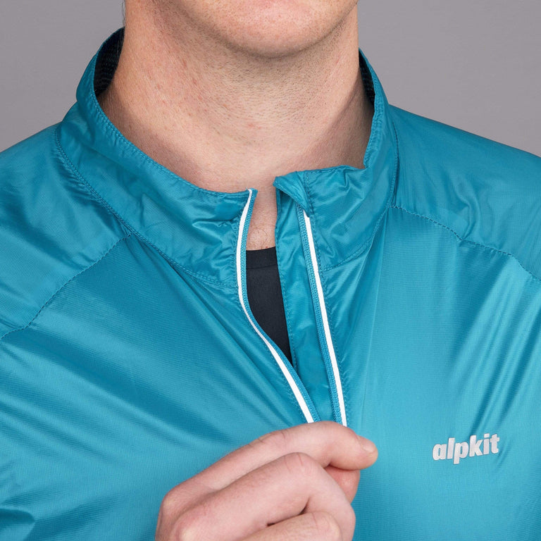 mens arro jacket in surf front zip