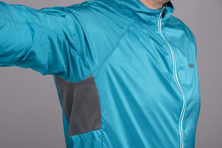 mens arro jacket in surf front mesh - closed