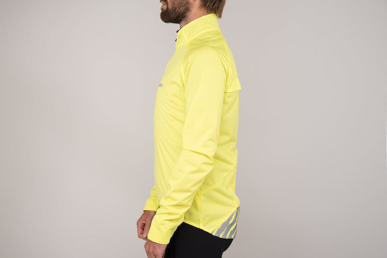 alpkit mens cirrus waterproof jacket side - closed