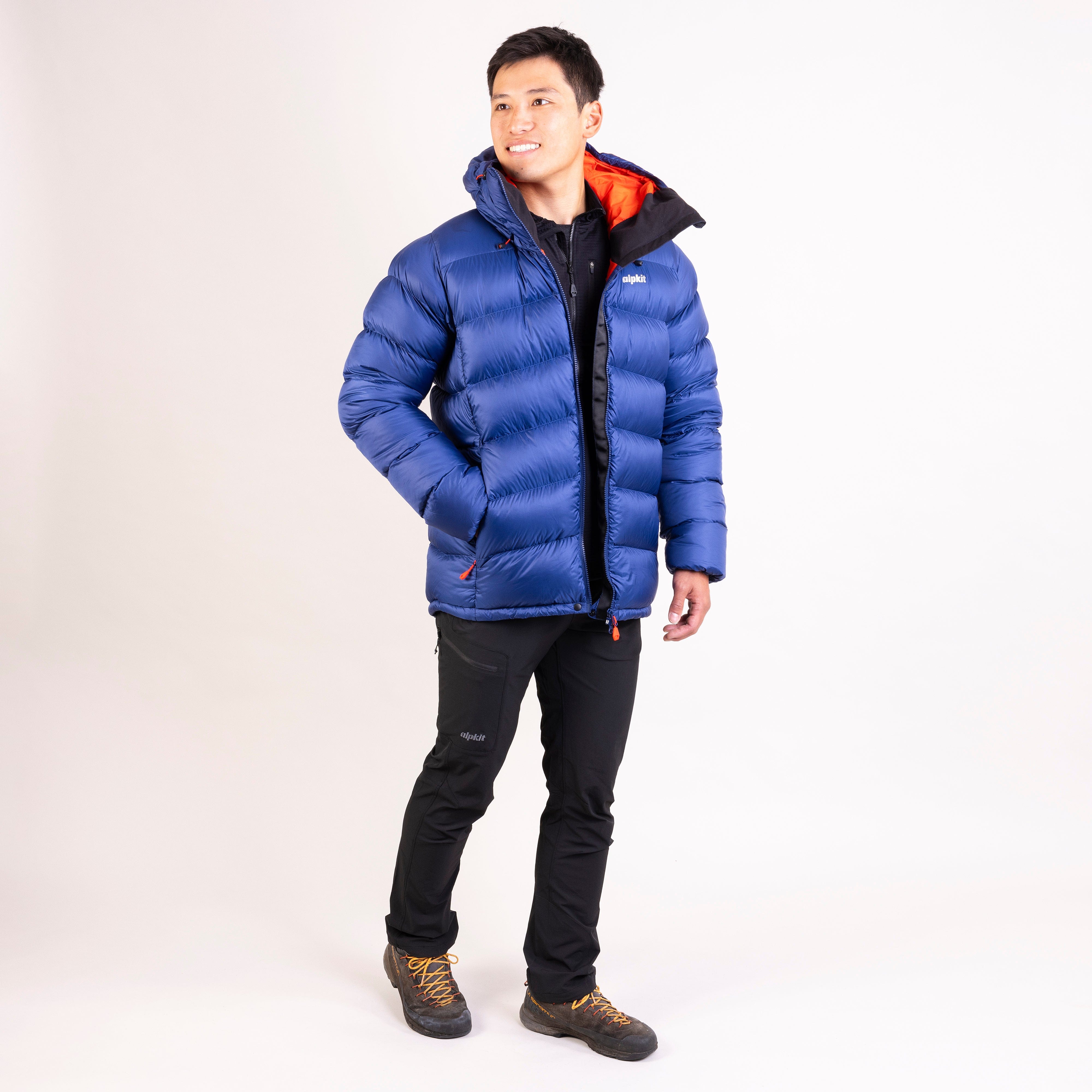 Fantom Men's Lightweight Packable Down Jacket for Cold Weather