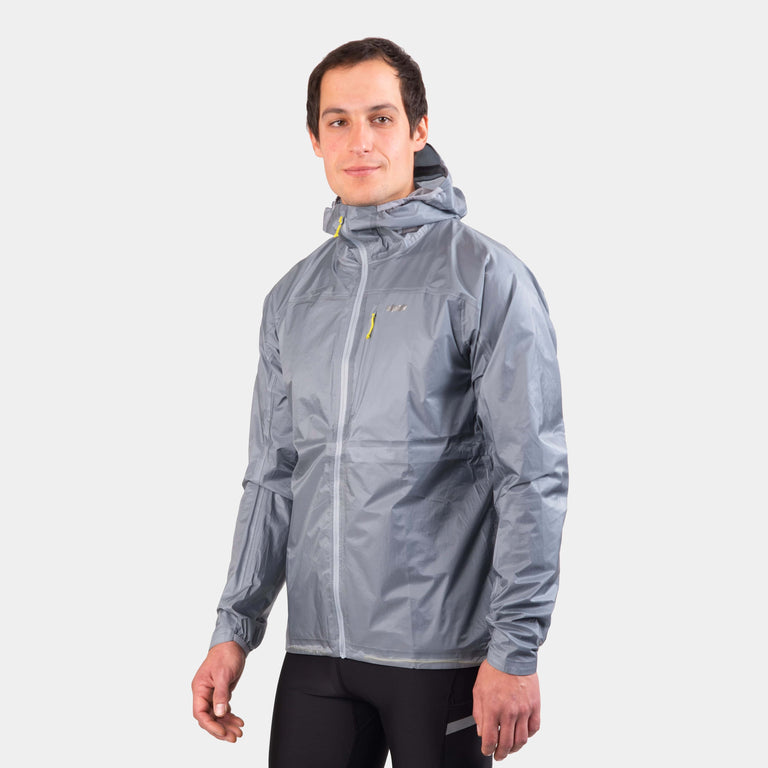 alpkit mens gravitas trail running fell running jacket in mercury grey|sl