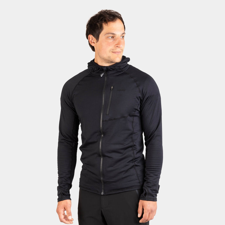 Alpkit Griffon men's hooded fleece in Black