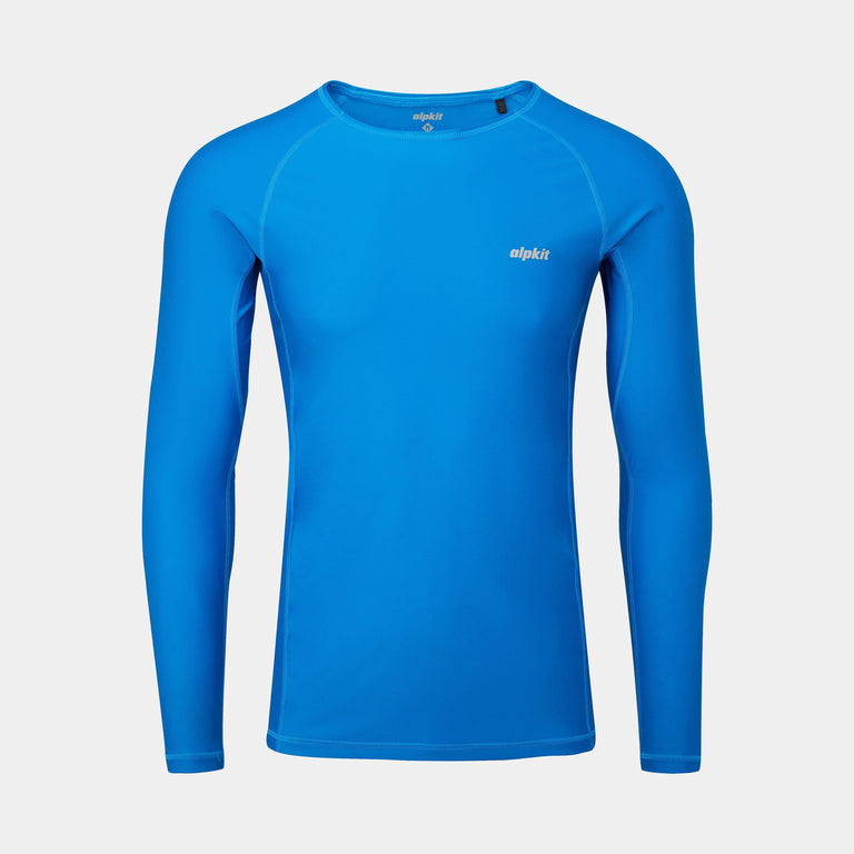 alpkit hurley swimming top in Monday blue - closed