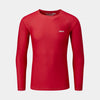 alpkit hurley swimming top in paprika red - closed