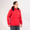 mens Alpkit jura mountain smock in chilli red - closed