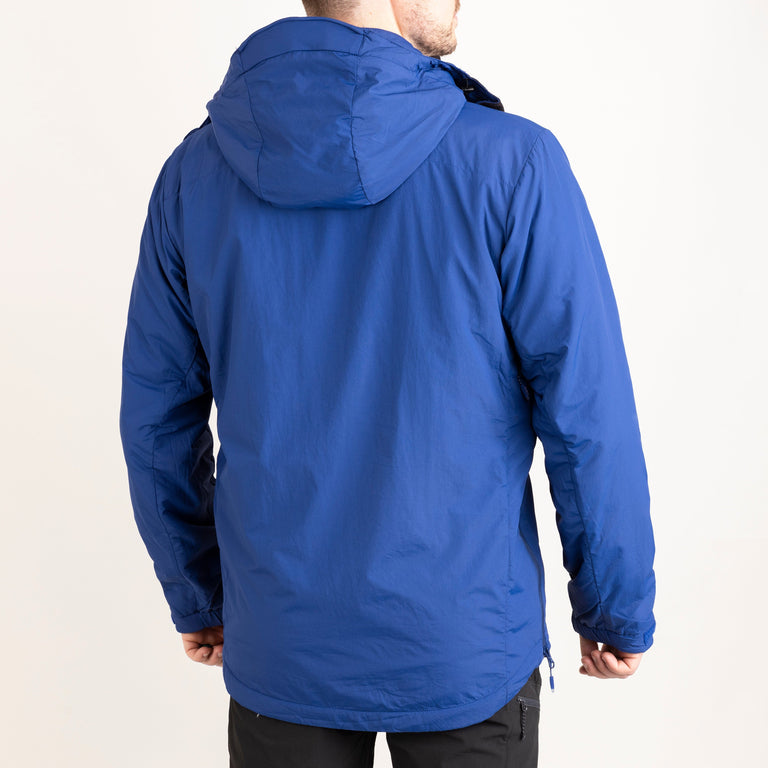 mens Alpkit jura mountain smock in nemo blue back|bf