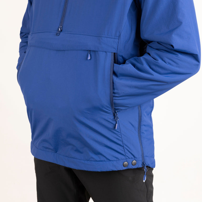 mens Alpkit jura mountain smock in nemo blue pockets|bf