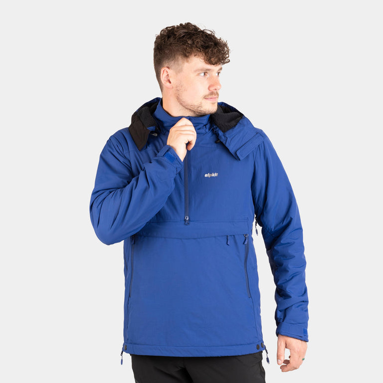 mens Alpkit jura mountain smock in nemo blue